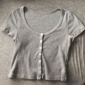 American apparel button down top